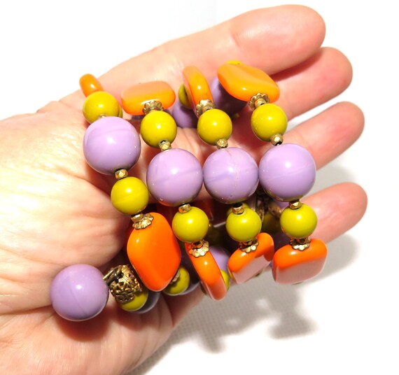 Miriam Haskell Memory Wire Bracelet and Adjustabl… - image 5