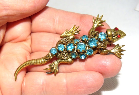 Czeckoslovakia Lizard Pin - image 4