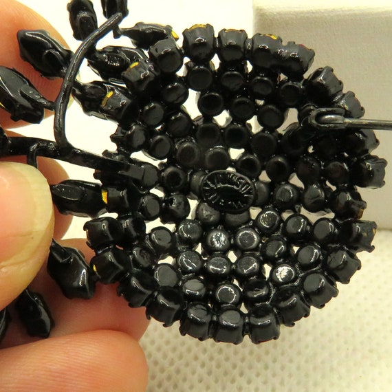 Austria Rhinestone Apple Pin - image 4