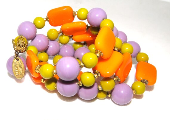 Miriam Haskell Memory Wire Bracelet and Adjustabl… - image 3