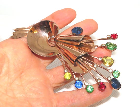 Corocraft Sterling Retro Spray Pin