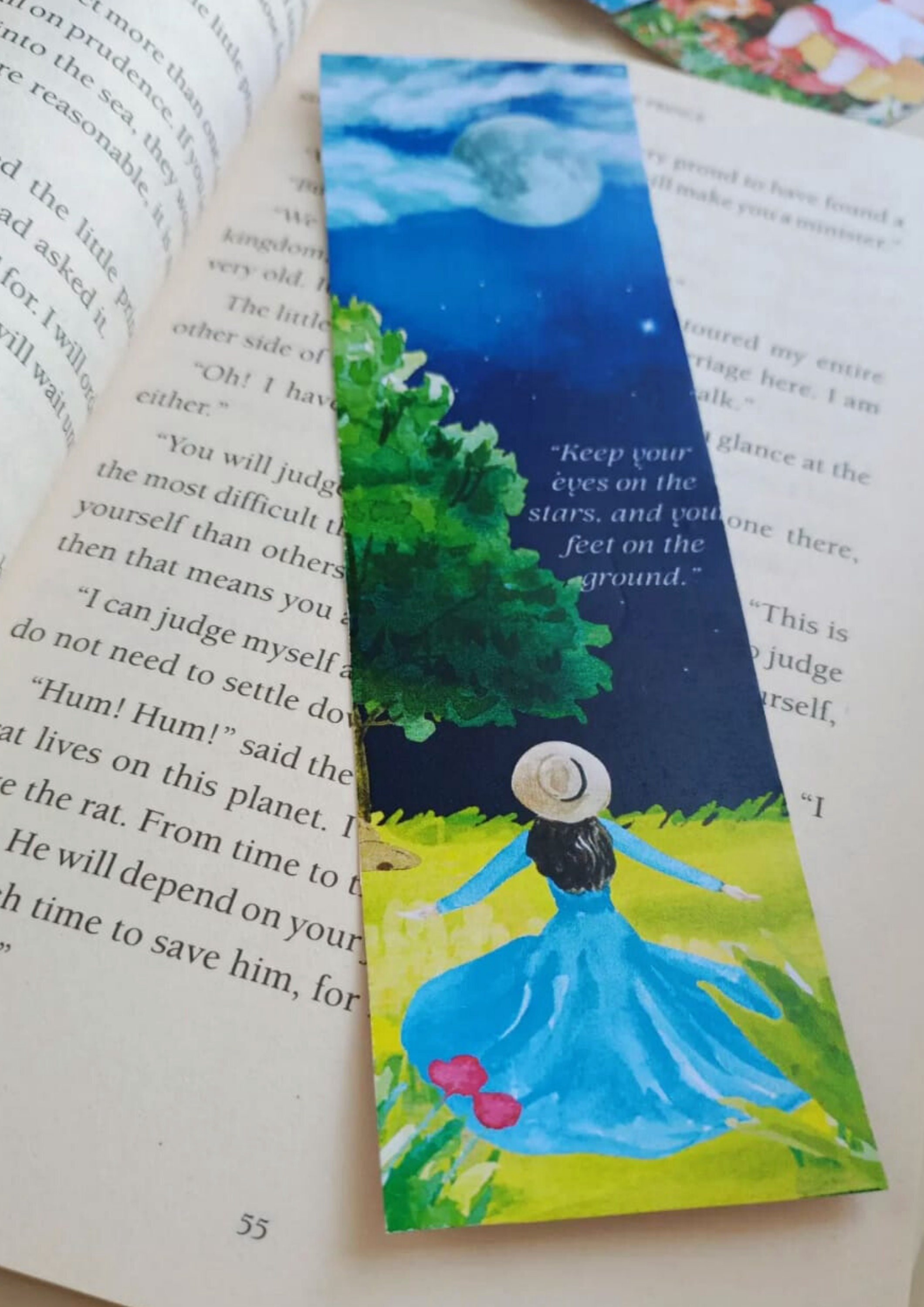 Naturebookmark Printable Bookmark Digital Bookmark Set of 4 - Etsy