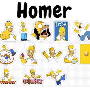 Homer Simpson Stickers