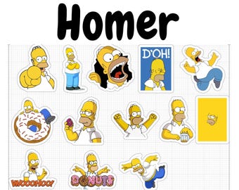 Homer Simpson Stickers