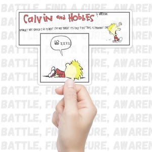 Calvin et Hobbes dorment ! Autocollants : autocollants réconfortants pour les fans de la bande dessinée de Bill Watterson