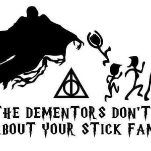 The Dementor' Don't Care! Custom Car Decal - Vinyl Decal - Decal - Car Bumper Sticker - Custom Vinyl Car Decal