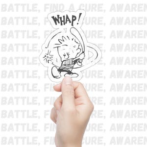 Coup de circuit de Calvin et Hobbes ! Autocollants : autocollants réconfortants pour les fans de la bande dessinée de Bill Watterson