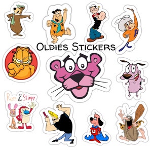 Oldies Cartoon Stickers