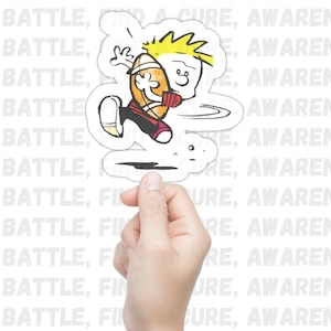 Calvin and Hobbes Touchdown! Stickers: Heartwarming Cartoon Decals for Fans of Bill Watterson's Comic
