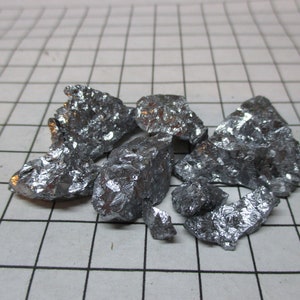 50g 99.8% Chromium Metal Chunks Element Sample For Element Collection