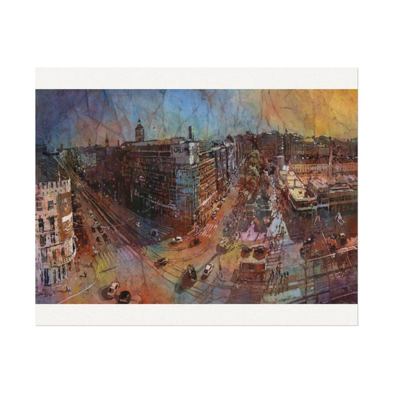 フィンランドの水彩画 水彩画 フィンランド 風景アート フィンランド 風景画 絵画 北欧 絵