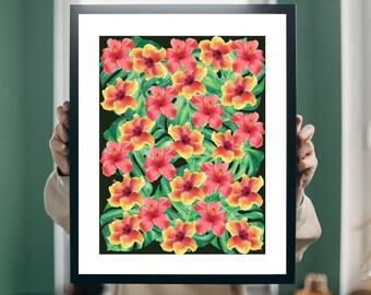 Botanical Wall Art,Botanical Print Downloadable Art,Wall Art,Printable Wall Art,Canvas Wall Art,Wall Decor,Print Wall Art,Flowers and Leaves