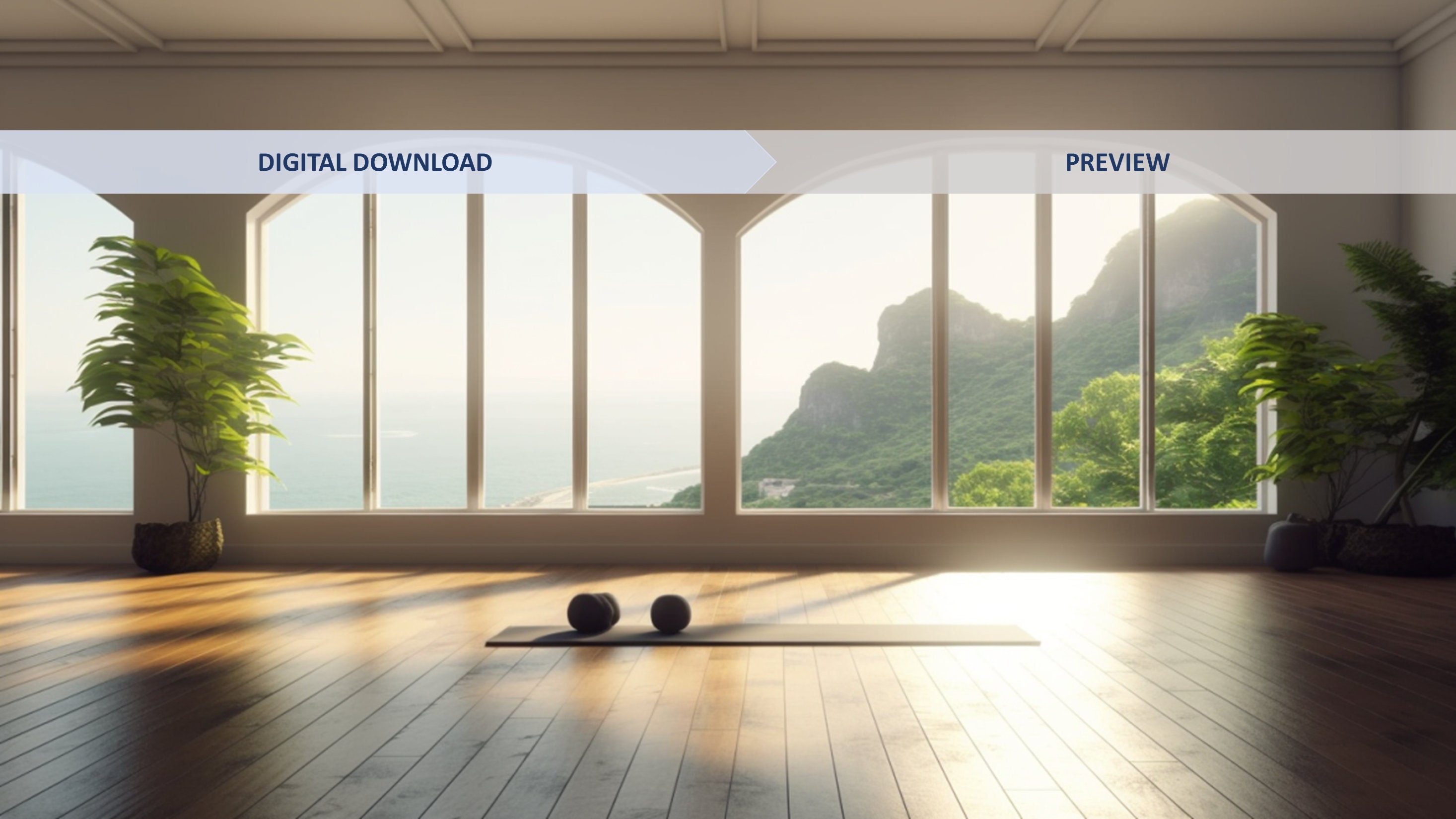 Three Zoom Virtual Background Yoga Theme Mental Health Office Etsy UK