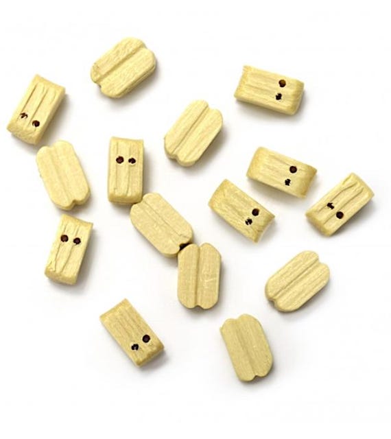 Ship Model, Blocks, Boxwood, Double, 6mm, 20 Pack