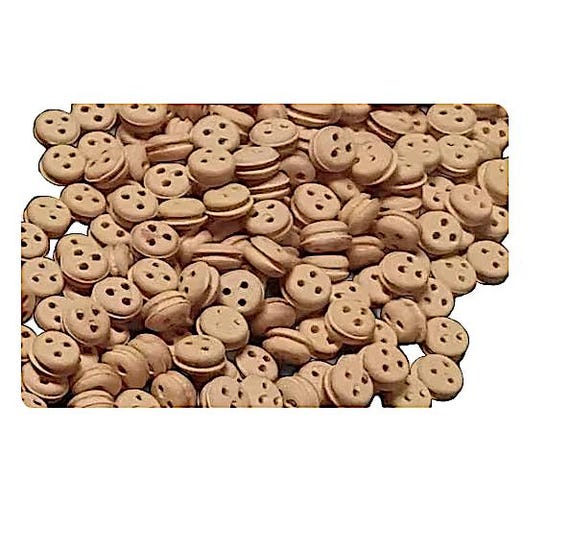 Ship Model Deadeyes, Boxwood, 7mm