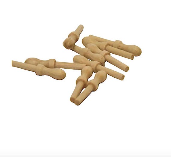 Ship Model Belaying Pins, Boxwood, 8mm