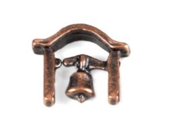 Ship Model Bronze Belfry with Bell - 10mm