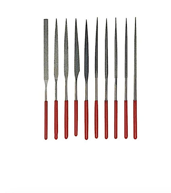 Diamond Coated Needle File Set, 10 pieces