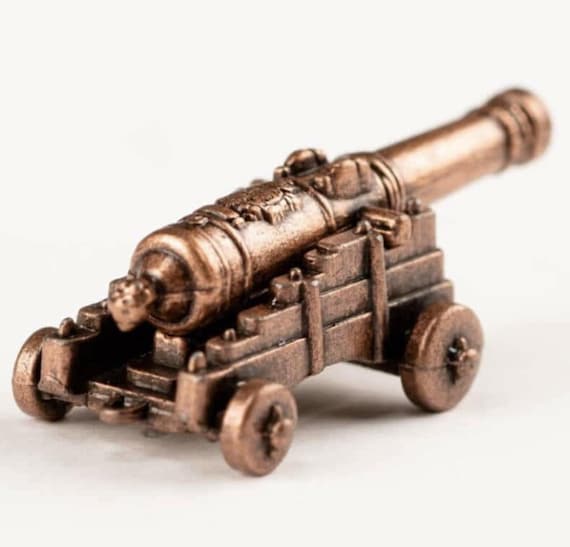 Ship Model Cannon with Carriage 20mm