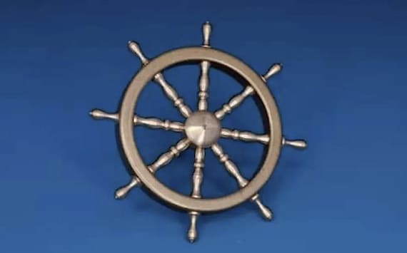 Ship Model,Ship's Wheel, Bronze/Brass, 16mm