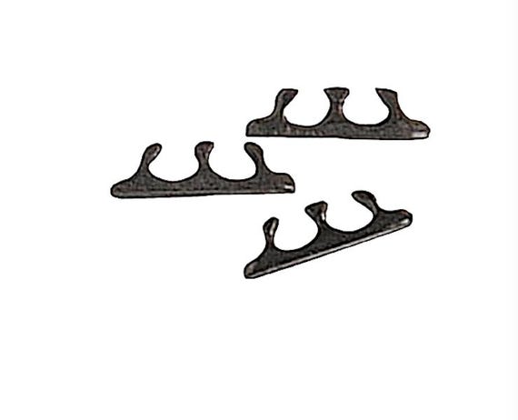 Ship Model Chock with Bollard, Blackened Bronze, 10mm, Set of 4