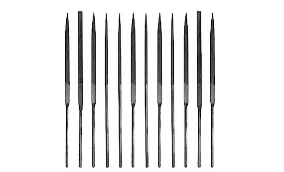 Mini Needle File Set – Precision Hand Tools for Metal, Wood, Plastic, 12 pieces
