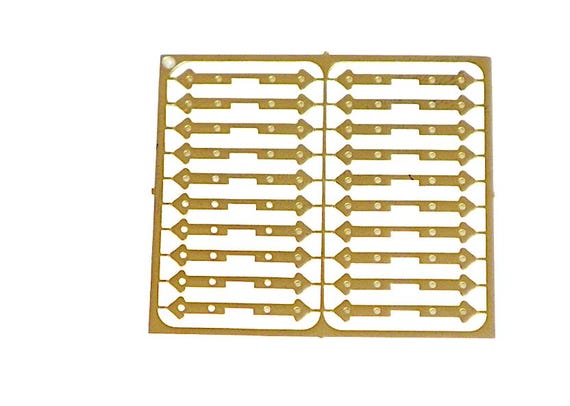Ship Model, Gun Port Hinges, Brass, 8mm folded length, Package of 20