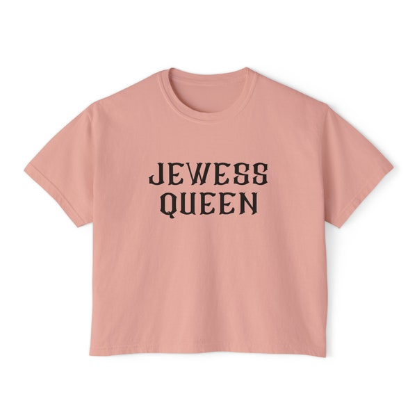 Jewess Queen Women's Boxy Tee, Multi Colors