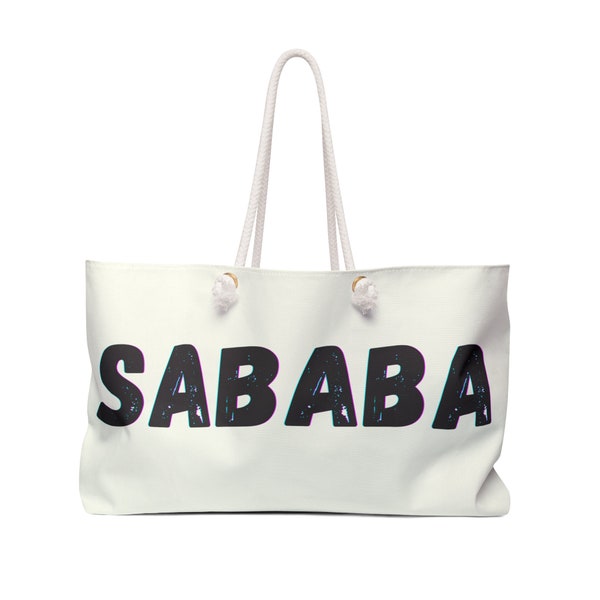 Luxury Beach Bag, Weekender Bag, Sababa, ShopPOPByMare