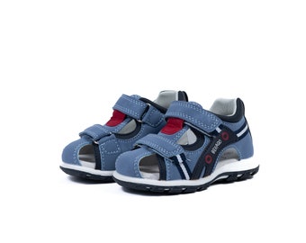 Boys Sandals Toddler Shoes Blue Velcro Closure