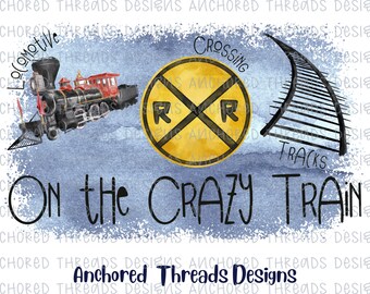 Train Trio DIGITAL DOWNLOAD - Train Lover Shirt Design - Train Birthday PNG - Kids Train shirt- Just a kid who loves trains - Trio Design