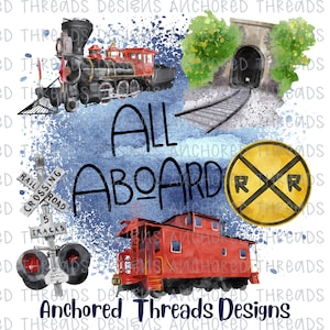 Train DIGITAL DOWNLOAD - Train Lover Shirt Design - Train Birthday PNG - Kids Train shirt- Just a kid who loves trains - Front Design