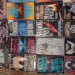Huge Lot Of 80 Vintage Horror/Thriller/Suspense books Hardcovers & Paperbacks Bild 7