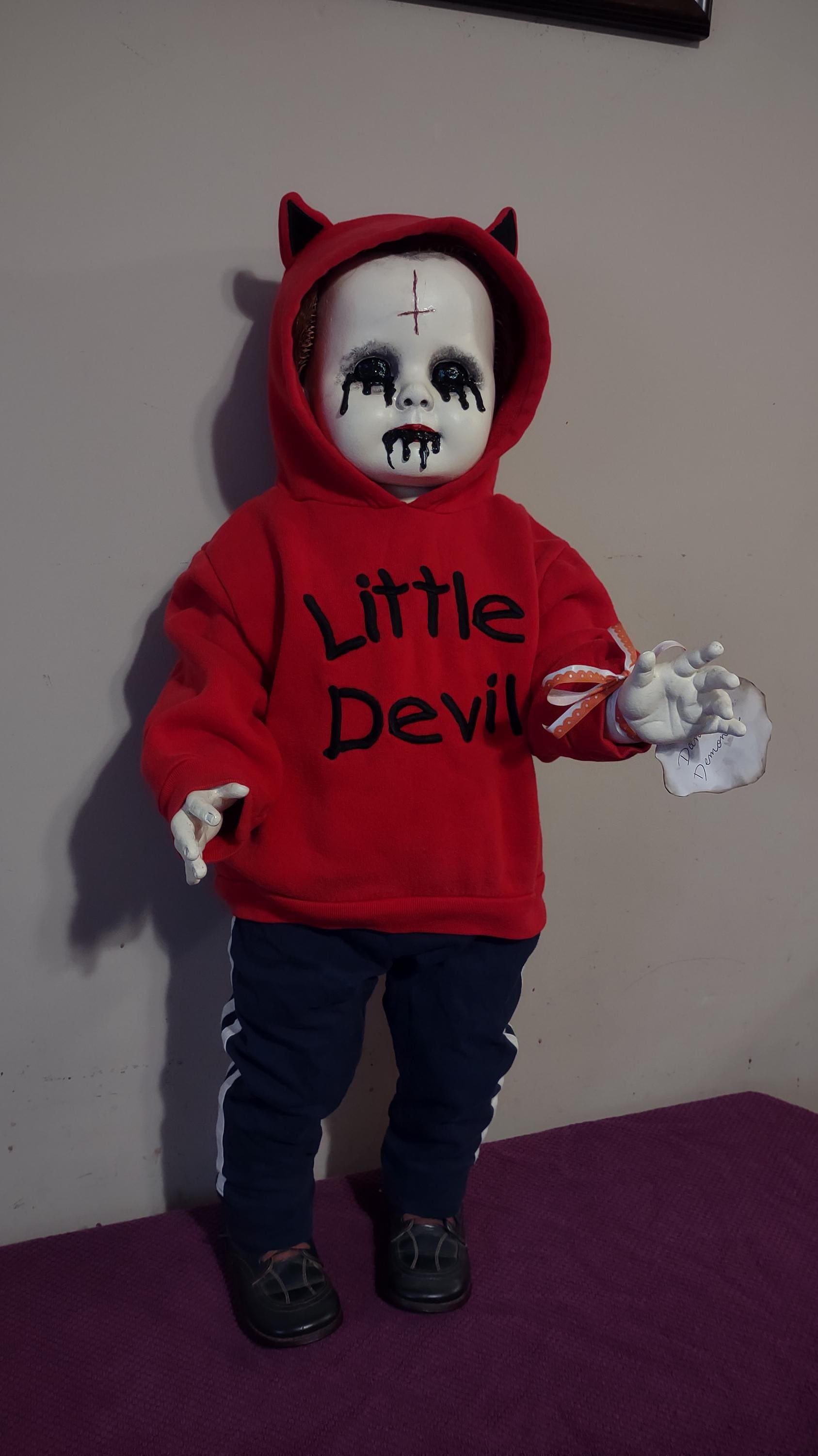 OOAK Creepy Horror Doll "Danny "Demonic" 28"