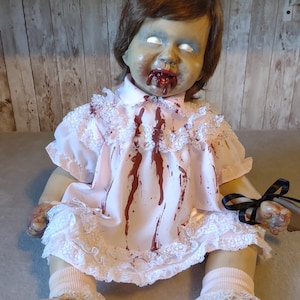 OOAK Porcelain Zombie Baby Doll