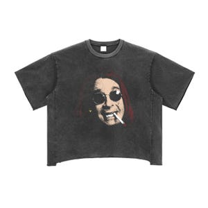 Ozzy Osbourne RARE Vintage | Raw Edge Snow Washed Boxy T-Shirt