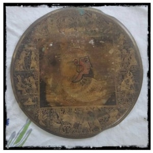 Antique Egyptian Decorative Plate