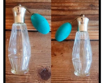 Persian Vintage Perfume Bottle With Atomizer Vintage 1900s