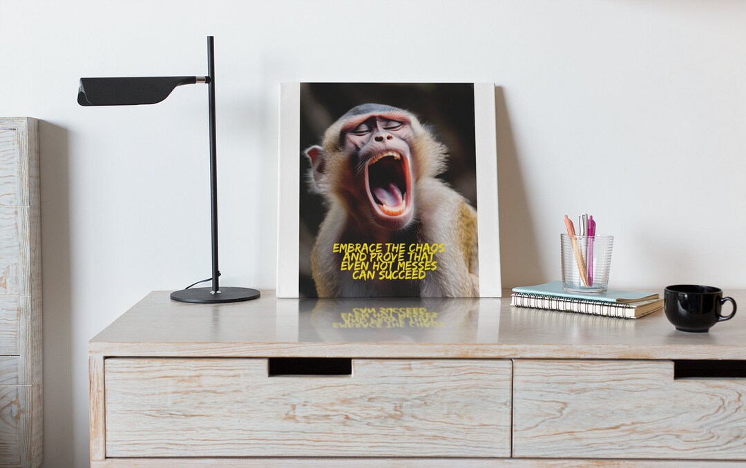 Snarky Motivation Quirky Canvas Wall Art for Personalized Gifts