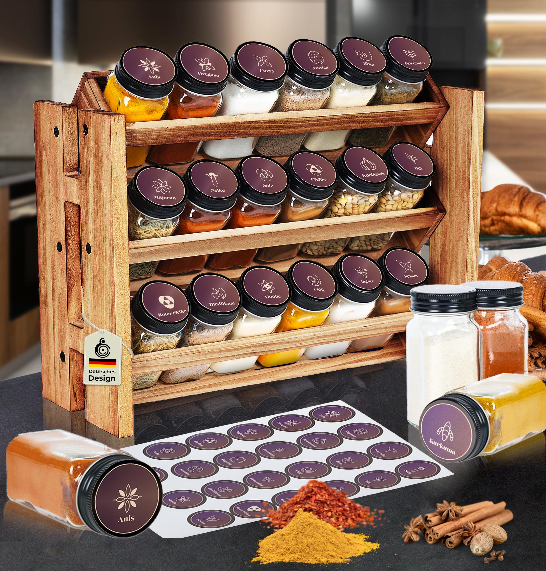 Spice drawer rack