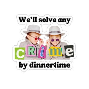 Mary-Kate & Ashley Olsen Stickers, Mystery Lovers Sticker, 90&#39;s Kid Memorabilia