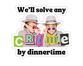 Mary-Kate & Ashley Olsen Stickers, Mystery Lovers Sticker, 90's Kid Memorabilia