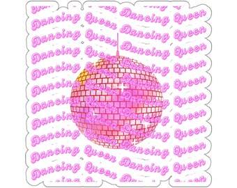 Dancing Queen Sticker, Abba Song, Mamma Mia