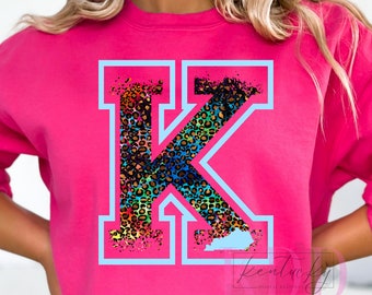 Kentucky Distressed Leopard K, KY, PNG Design, Digital Download, DTF