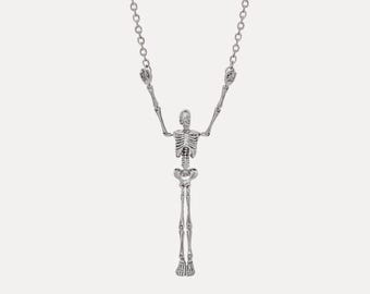 Vintage Vivienne Westwood Silver Skeleton Necklace