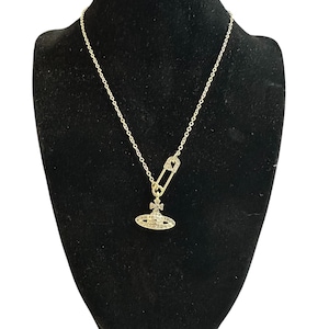 Vivienne Westwood Safety Pin Necklace - Etsy