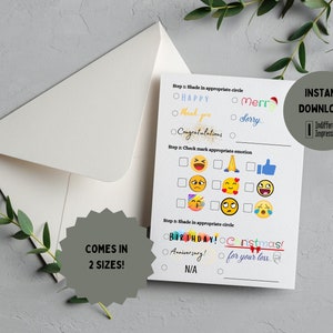 Tarjeta de felicitación perezosa para todas las ocasiones - Descarga DIGITAL - Tarjetas sarcásticas indiferentes / Regalo universal / tarjeta de cumpleaños divertida / condolencia
