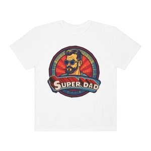 Super Dad  White Tshirt