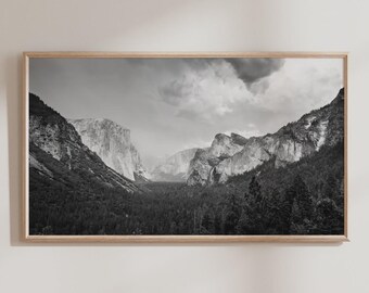 Yosemite Valley Frame TV Art, National Park Photography (Digital Download)