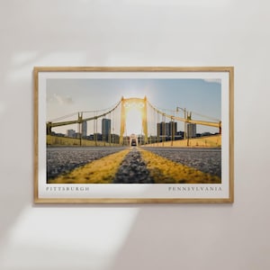 Pittsburgh Travel Poster, Pittsburgh Photo Print, Pittsburgh Art, Pittsburgh Print, Pittsburgh Photography, Pittsburgh Skyline
